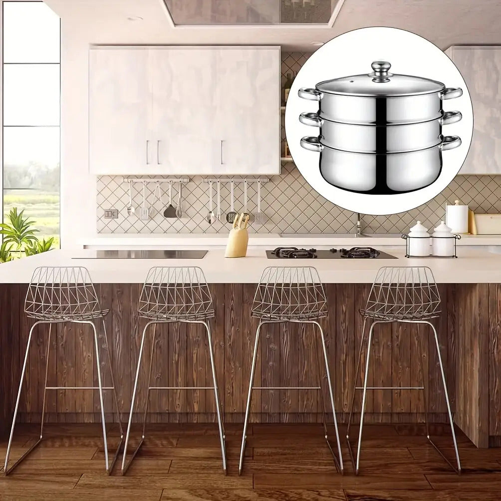 Large Capacity Stainless Steel Steamer