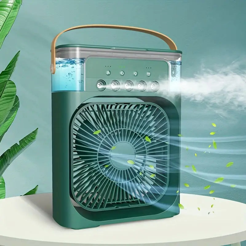 New 5-hole humidifying spray fan cooler