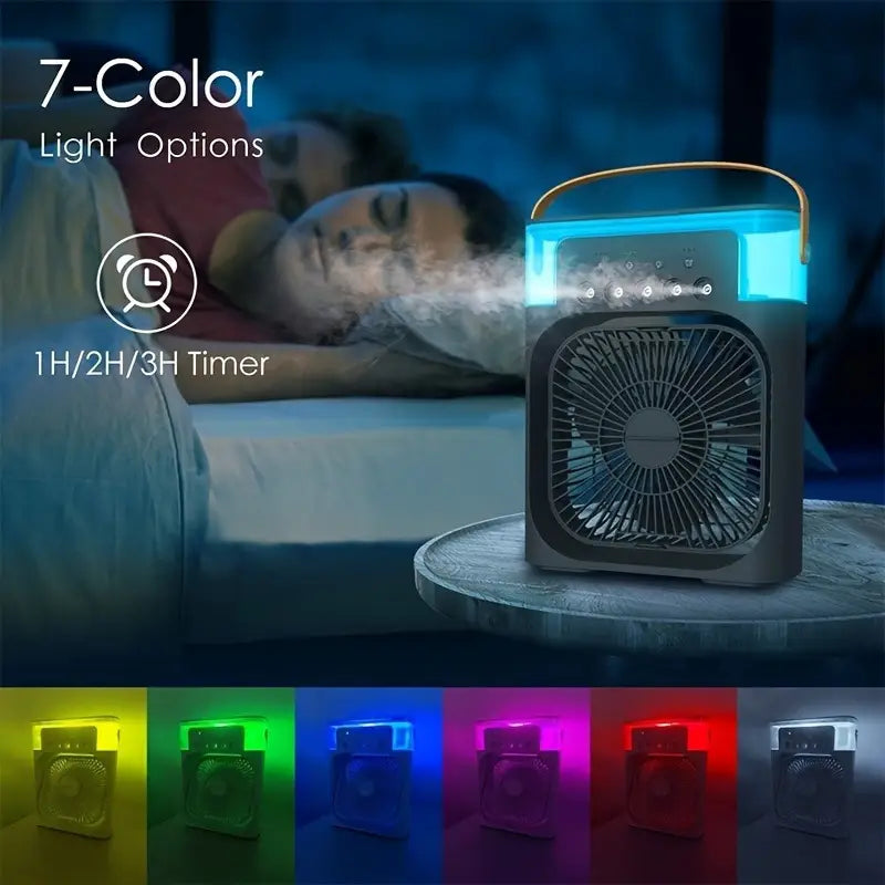 New 5-hole humidifying spray fan cooler
