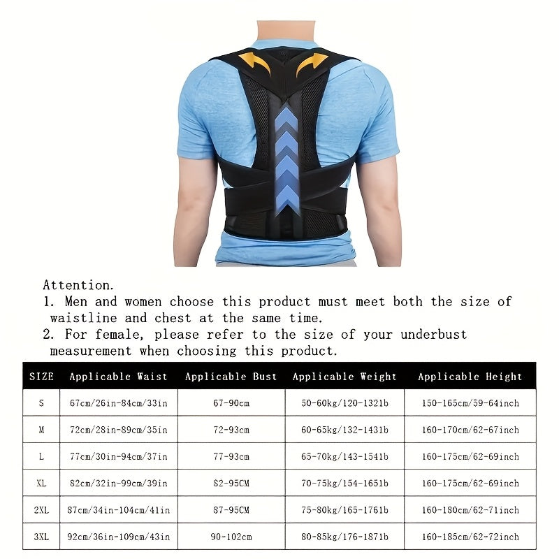 1 Adjustable Back Support for Men & Women