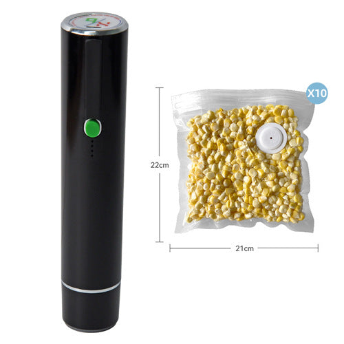 1 Set Handheld Electric Smart Vacuum Sealer with Food Storage Bags