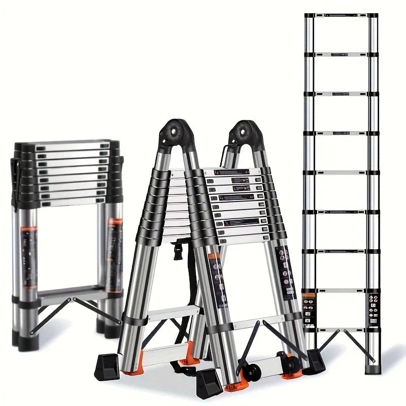 Stainless Steel Telescopic Ladder