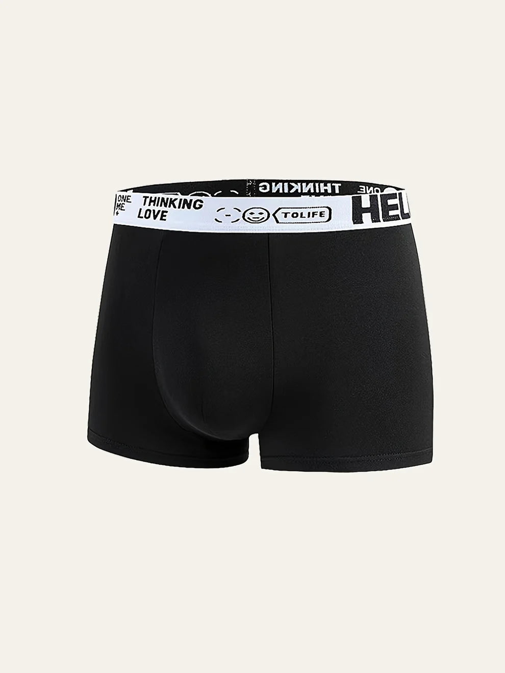 10pcs Fashionable Breathable Men's Flat-Cut Underpants