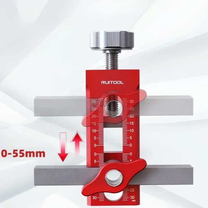 Closet Door Panel Mounting Jig Rebounder Drilling Install Clamp