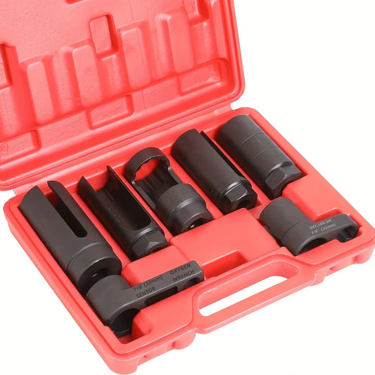 1 set of 7 oxygen sensor sockets