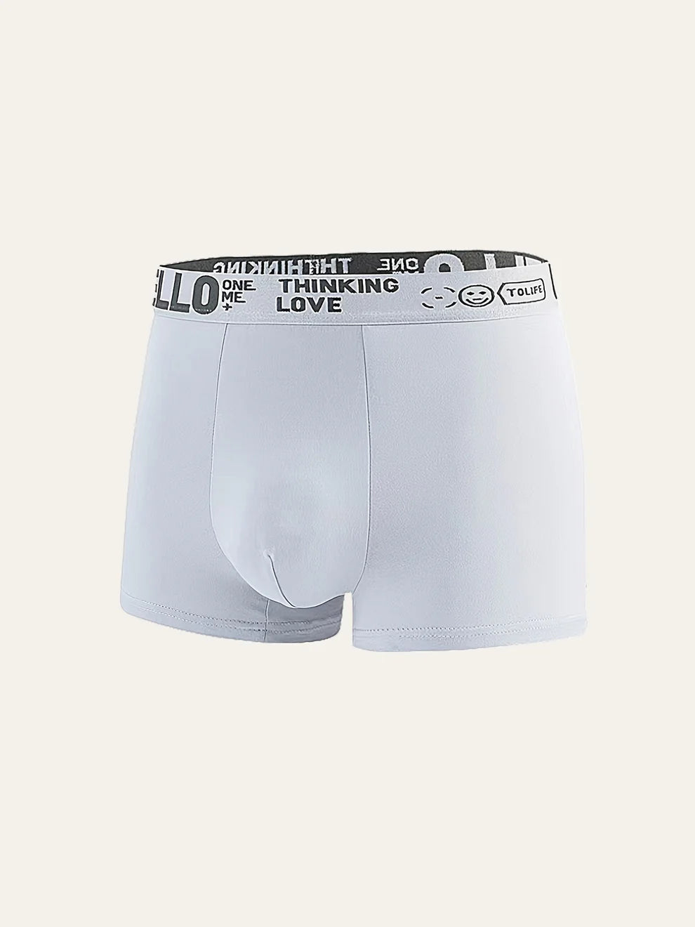 10pcs Fashionable Breathable Men's Flat-Cut Underpants