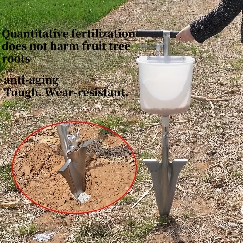 1/2-Inch Handheld Farming Seeder Fertilizer Spreader