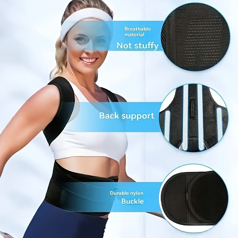 1 Adjustable Back Support for Men & Women