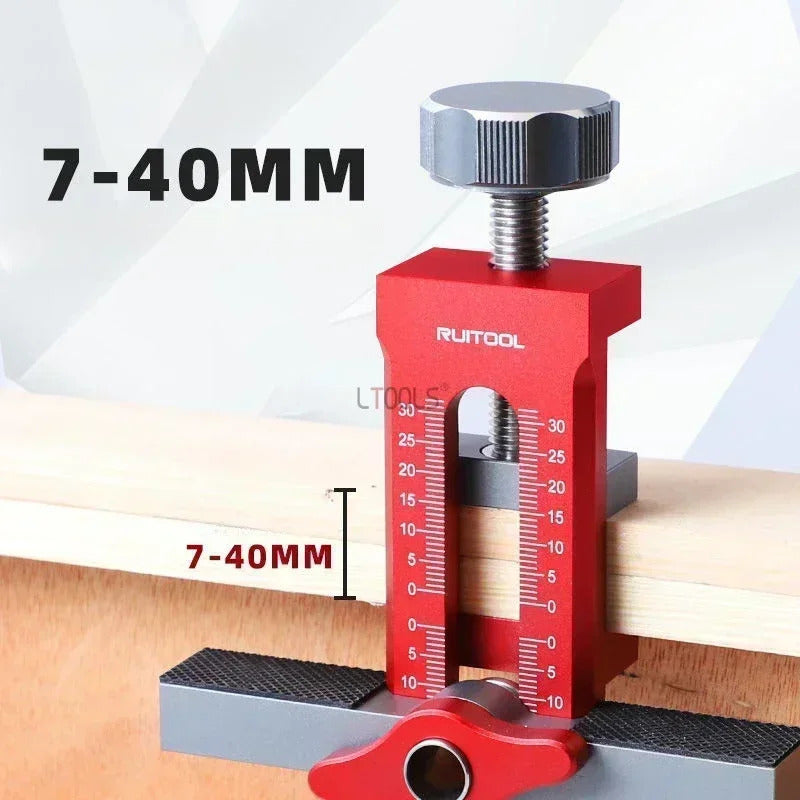 Closet Door Panel Mounting Jig Rebounder Drilling Install Clamp