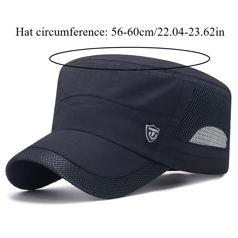 2pcs Quick-Dry Men's Sun Protection Hats