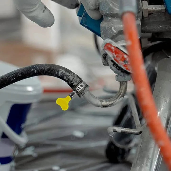 2pcs Hose Clamps With Handle Adjustable 