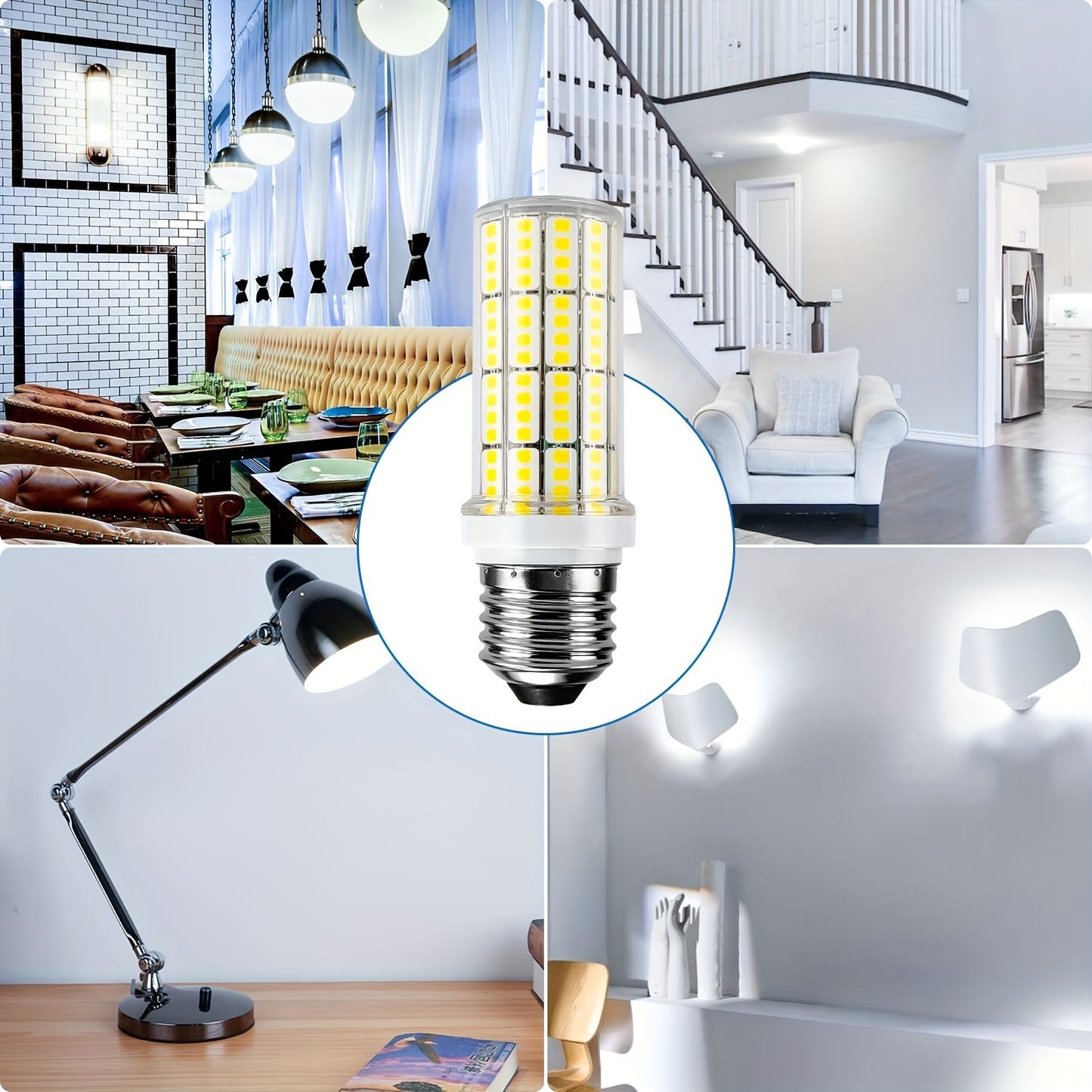 4pcs 20W LED Corn Light Bulbs