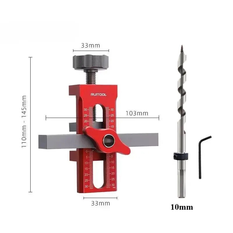 Closet Door Panel Mounting Jig Rebounder Drilling Install Clamp
