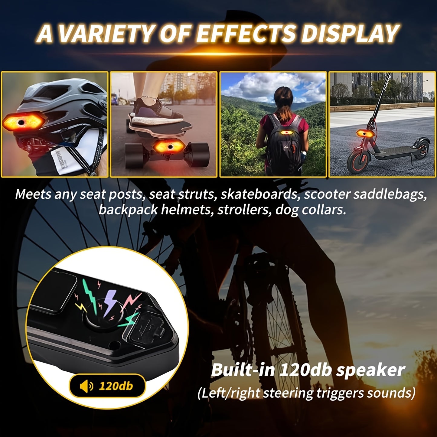 Bike Tail Light For Night Riding