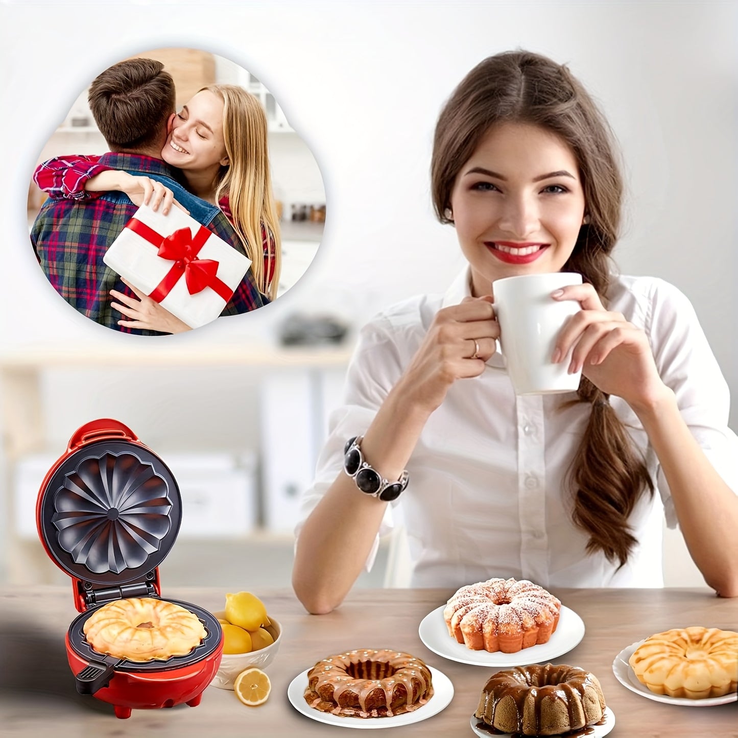 2025New arrivalFor Home Mini Baking Machine，Multifunctional Cake Maker