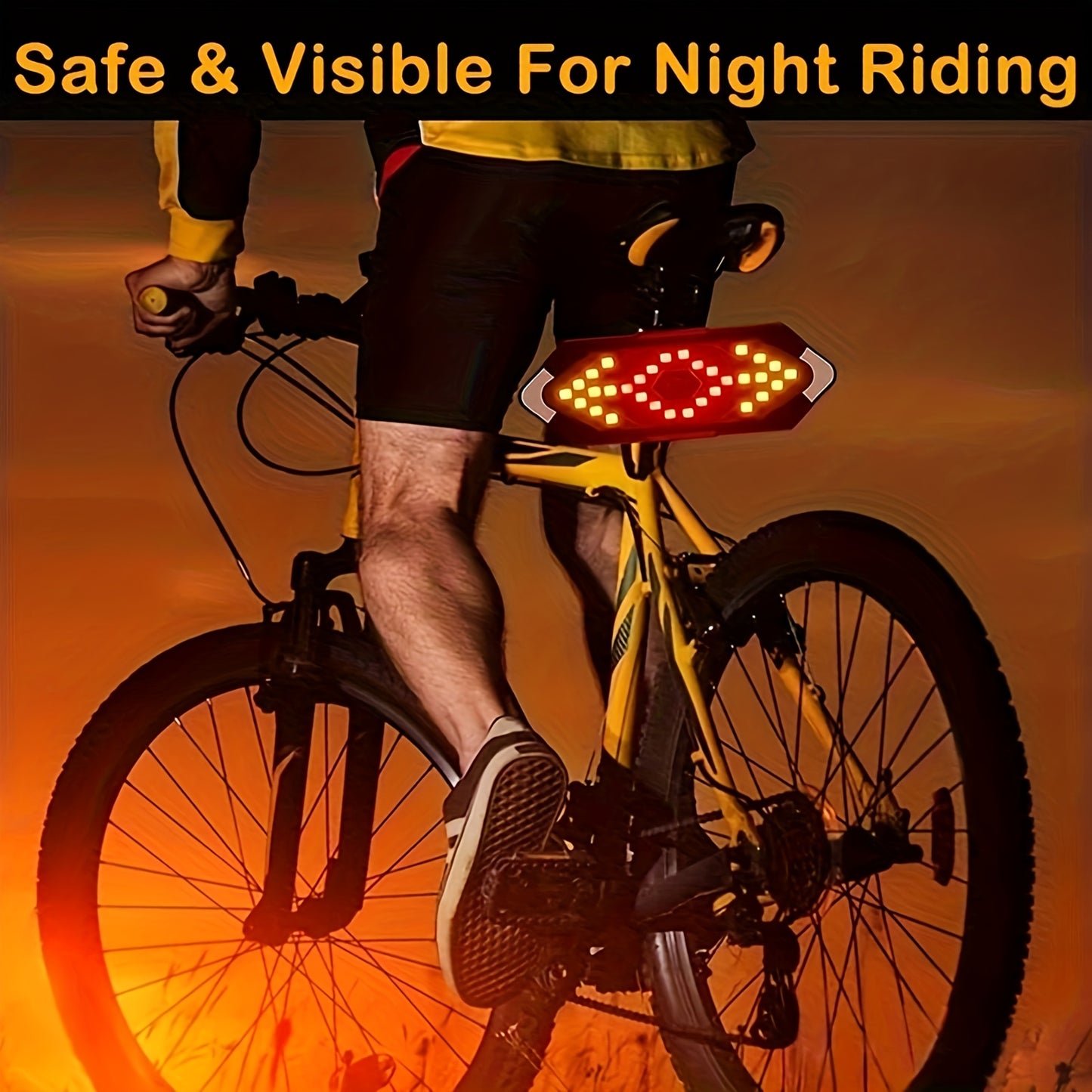 Bike Tail Light For Night Riding