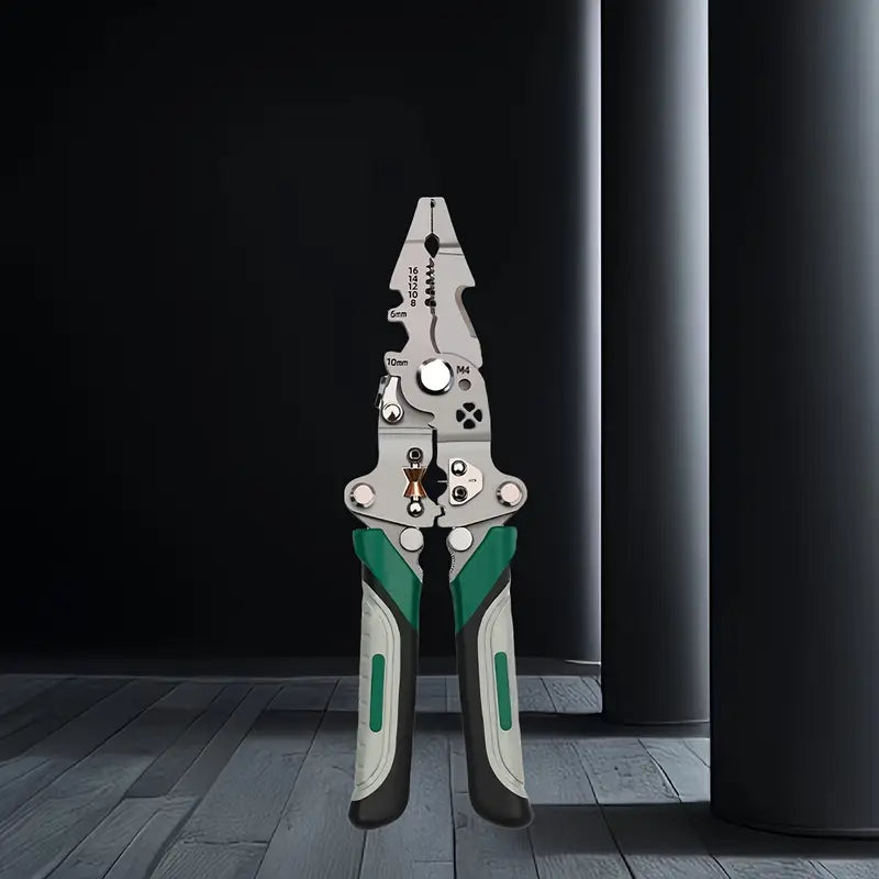 Multifunctional folding cable stripper