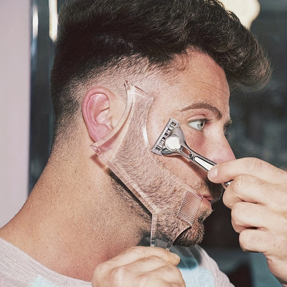 Men's Beard Shaping & Styling Tool with Comb