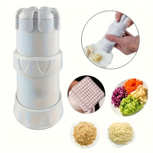 1 piece of manual garlic press/mincer, mini multi-functional garlic cutter
