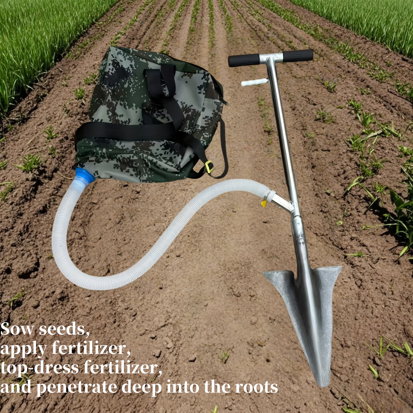 1/2-Inch Handheld Farming Seeder Fertilizer Spreader