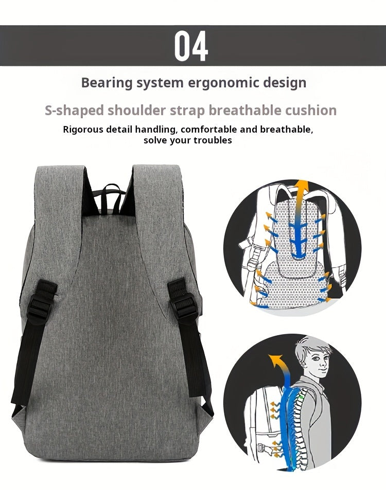 Travel Notebook Style Laptop Backpack
