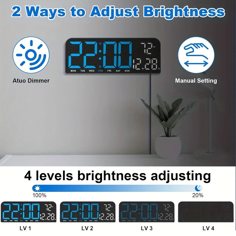 Large Digital Alarm Clock