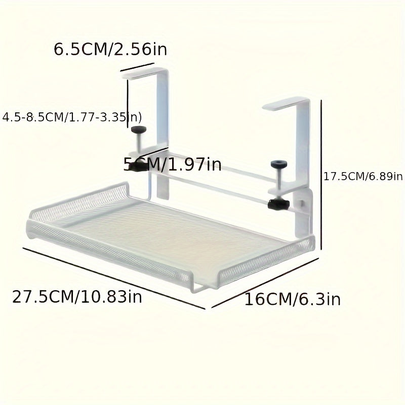 [Adjustable Iron Rack] Adjustable Office Iron Desk Storage Rack