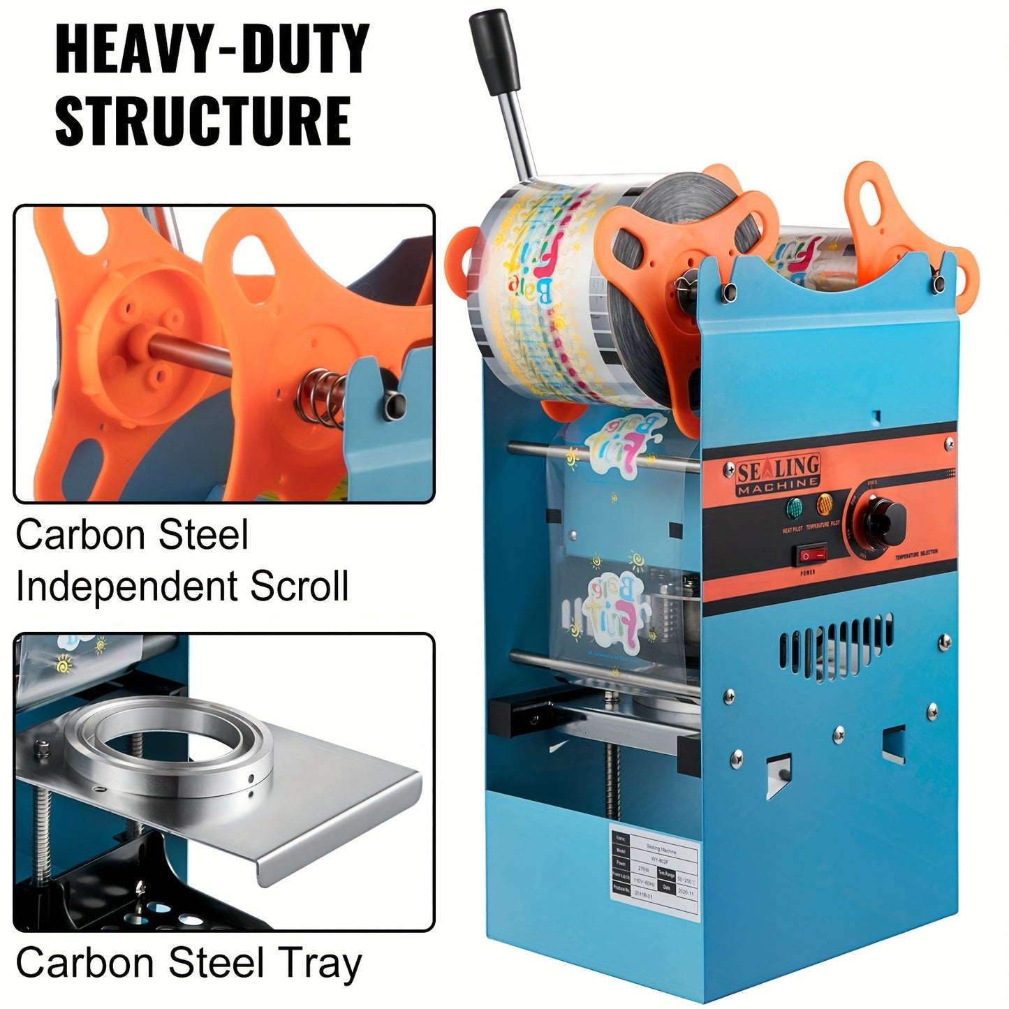 Manual Tea Cup Sealer Machine