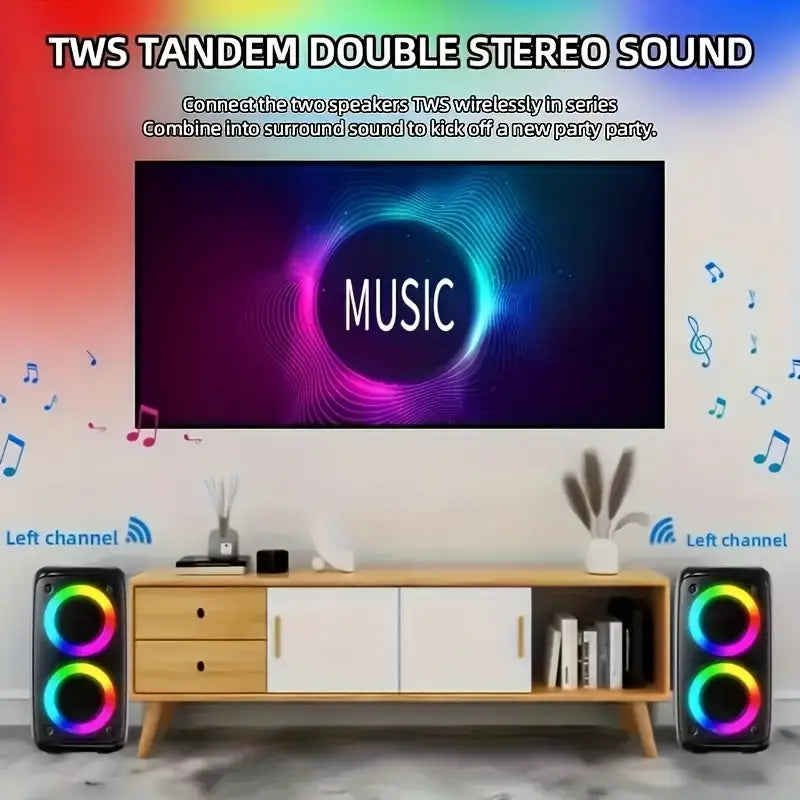 Wireless Speaker with 1 Wired Microphone