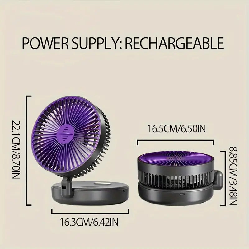 3-in-1 Rechargeable Circulation Fan