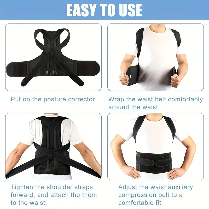 1 Adjustable Back Support for Men & Women