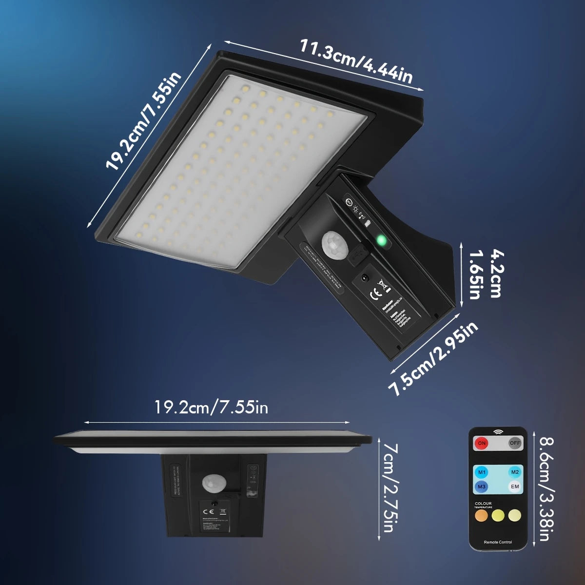 Solar Motion Sensor Wall Light