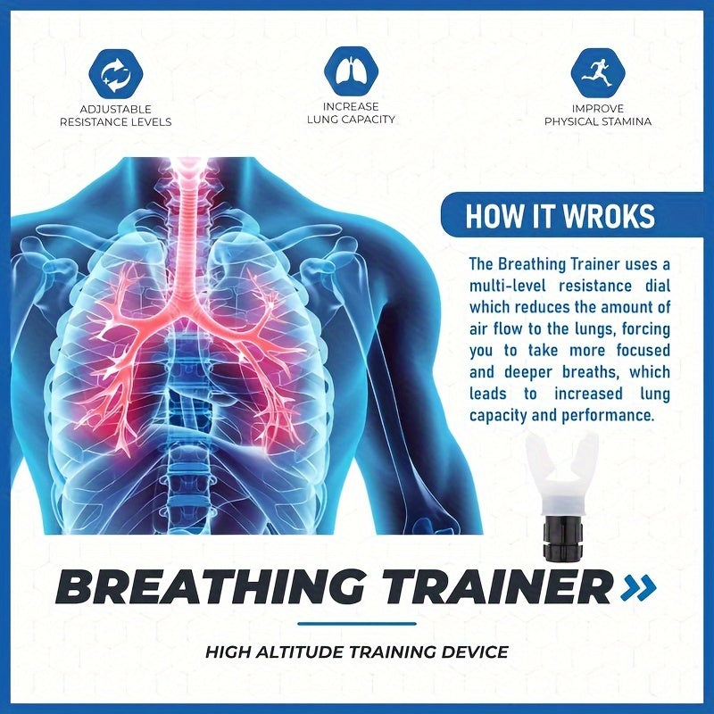 Enhance Lung Capacity Breathing Device