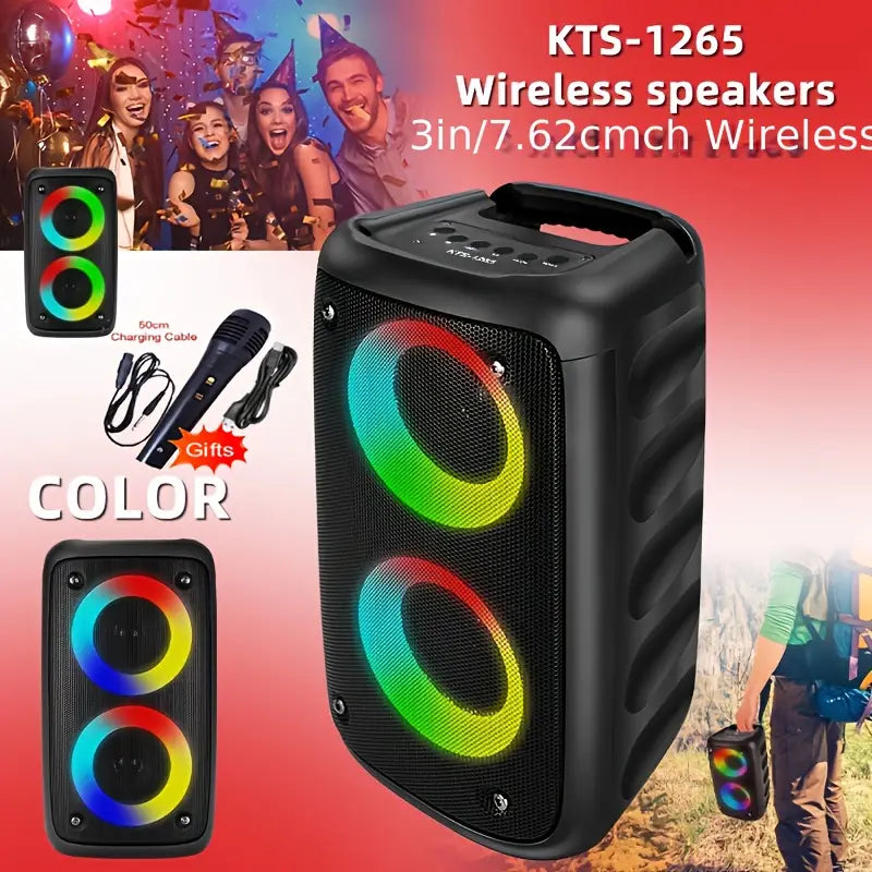 Wireless Speaker with 1 Wired Microphone