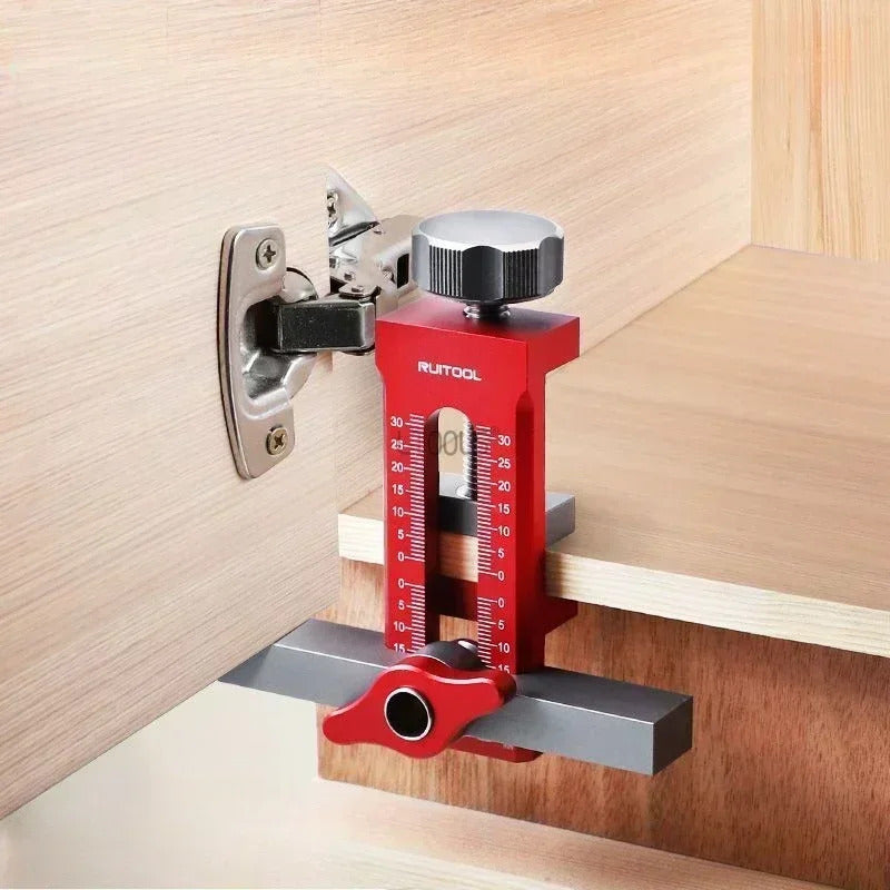Closet Door Panel Mounting Jig Rebounder Drilling Install Clamp
