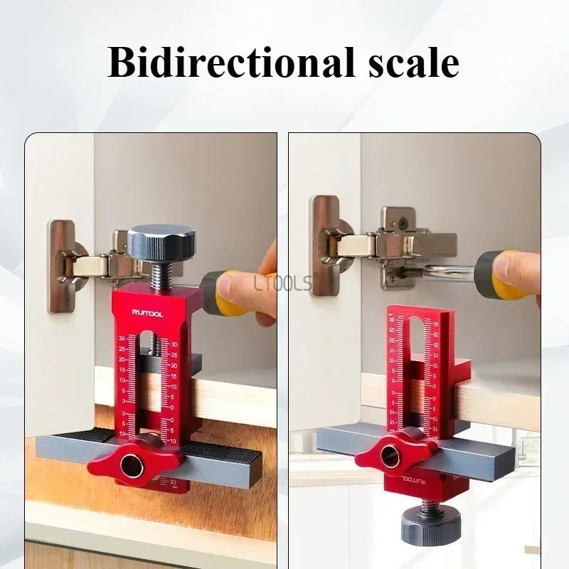 Closet Door Panel Mounting Jig Rebounder Drilling Install Clamp
