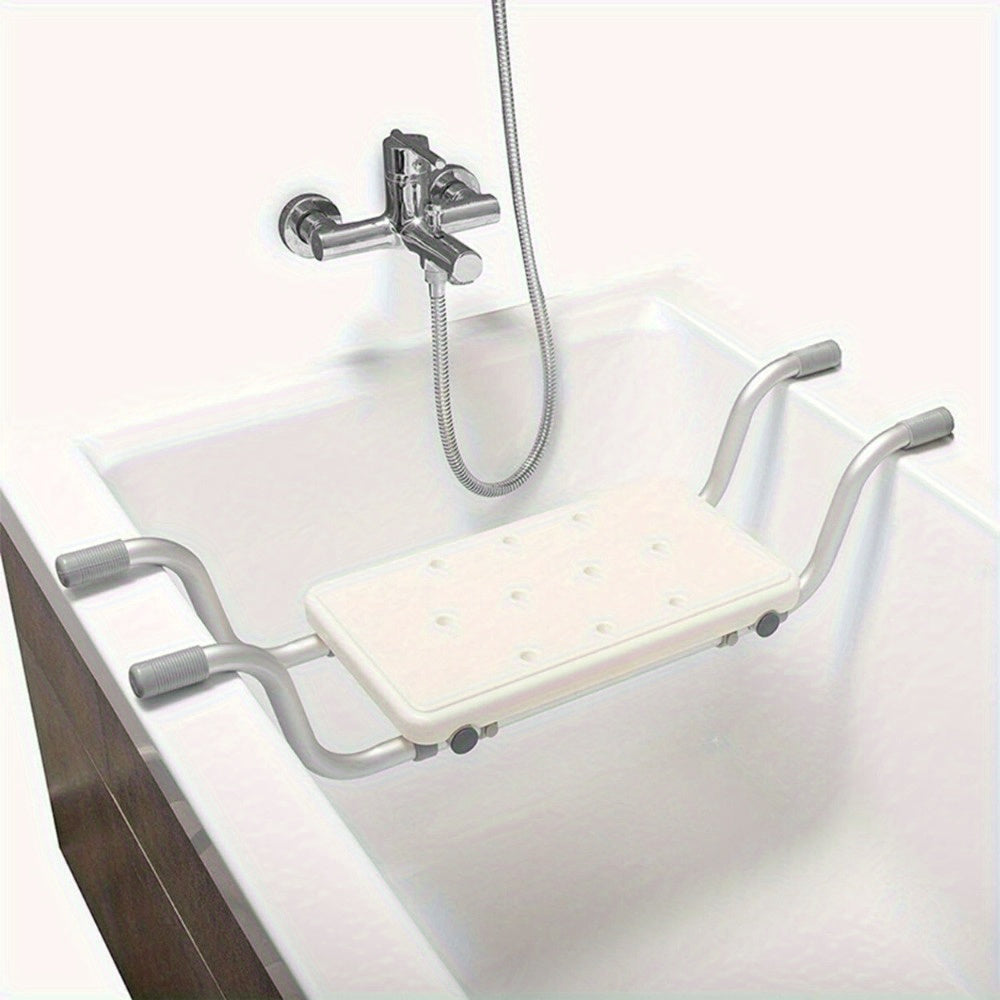 Adjustable white Aluminum Bath Seat