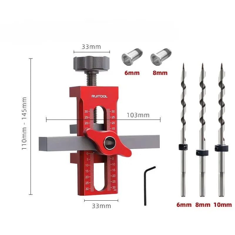 Closet Door Panel Mounting Jig Rebounder Drilling Install Clamp
