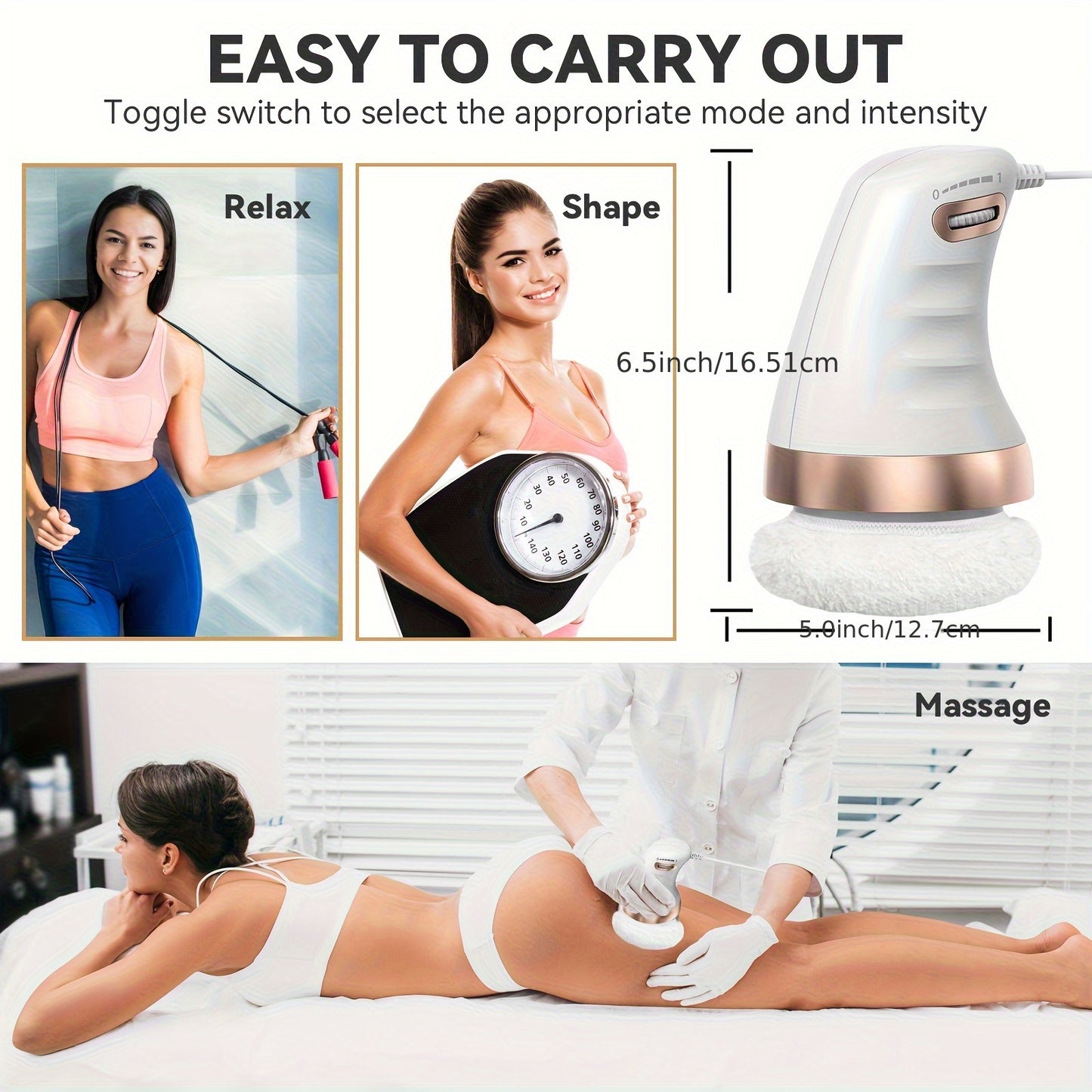 Adjustable Speed Electric Fat Pushing Massager