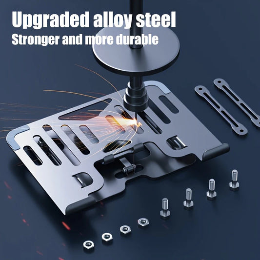 2-in-1 Adjustable Carbon Steel Mobile Phone&Laptop Stand