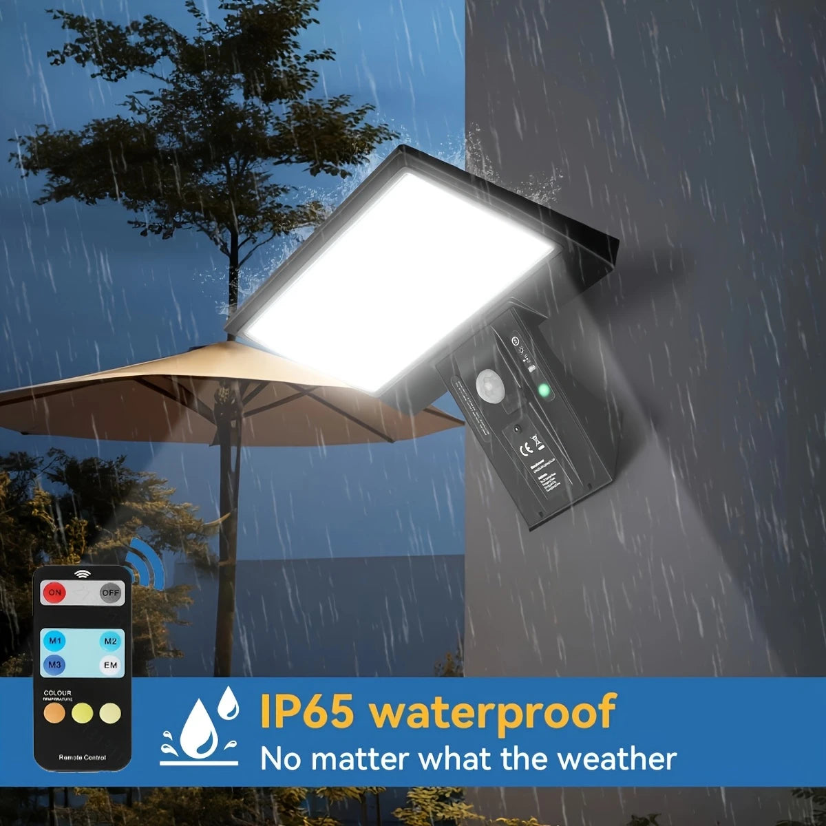 Solar Motion Sensor Wall Light