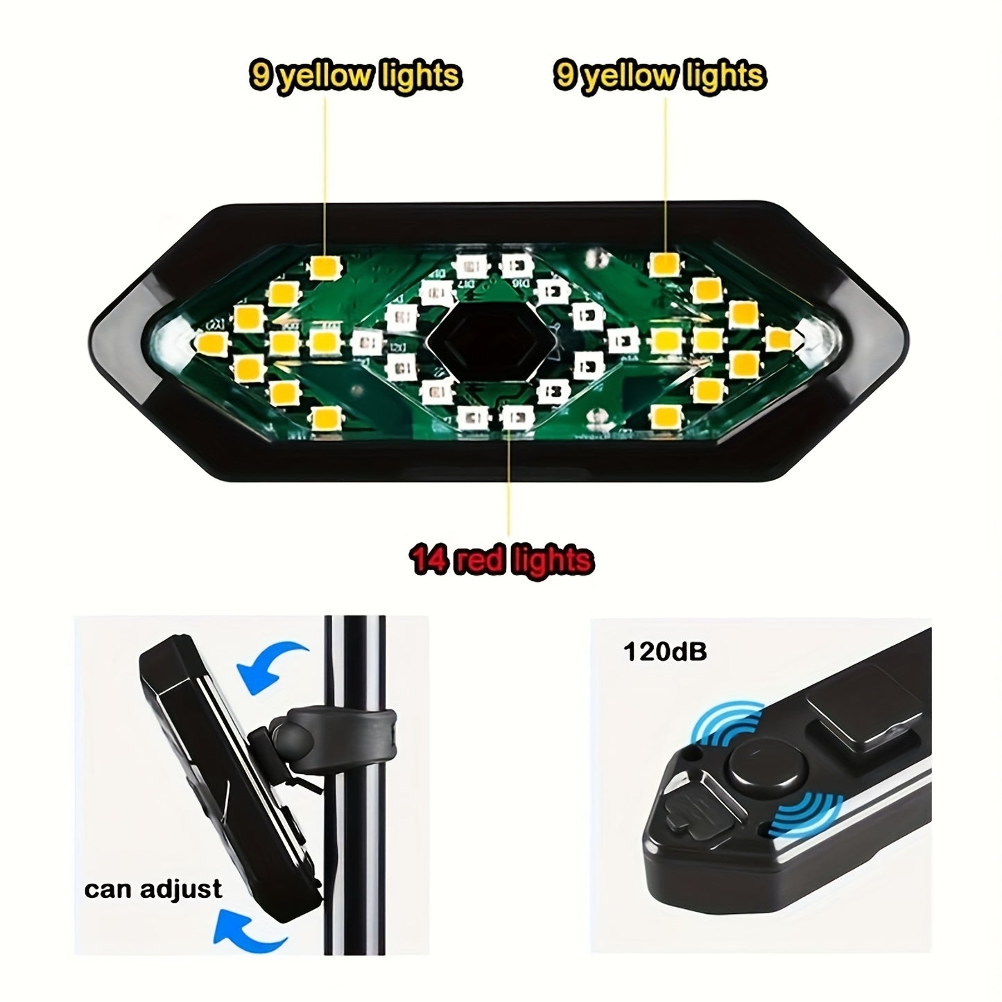 Bike Tail Light For Night Riding