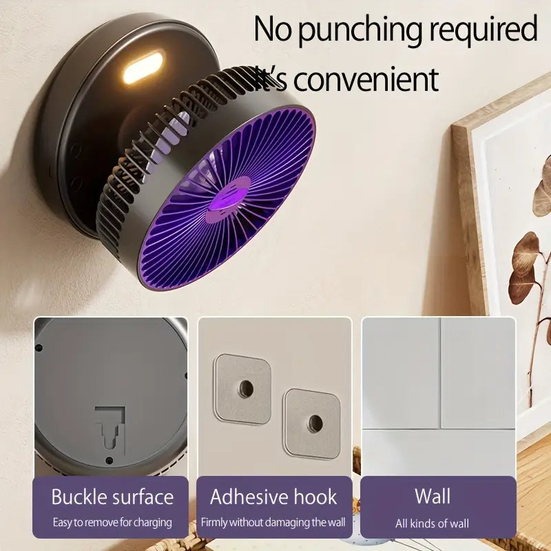 3-in-1 Rechargeable Circulation Fan