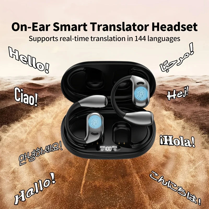 3-in-1 language translation headset