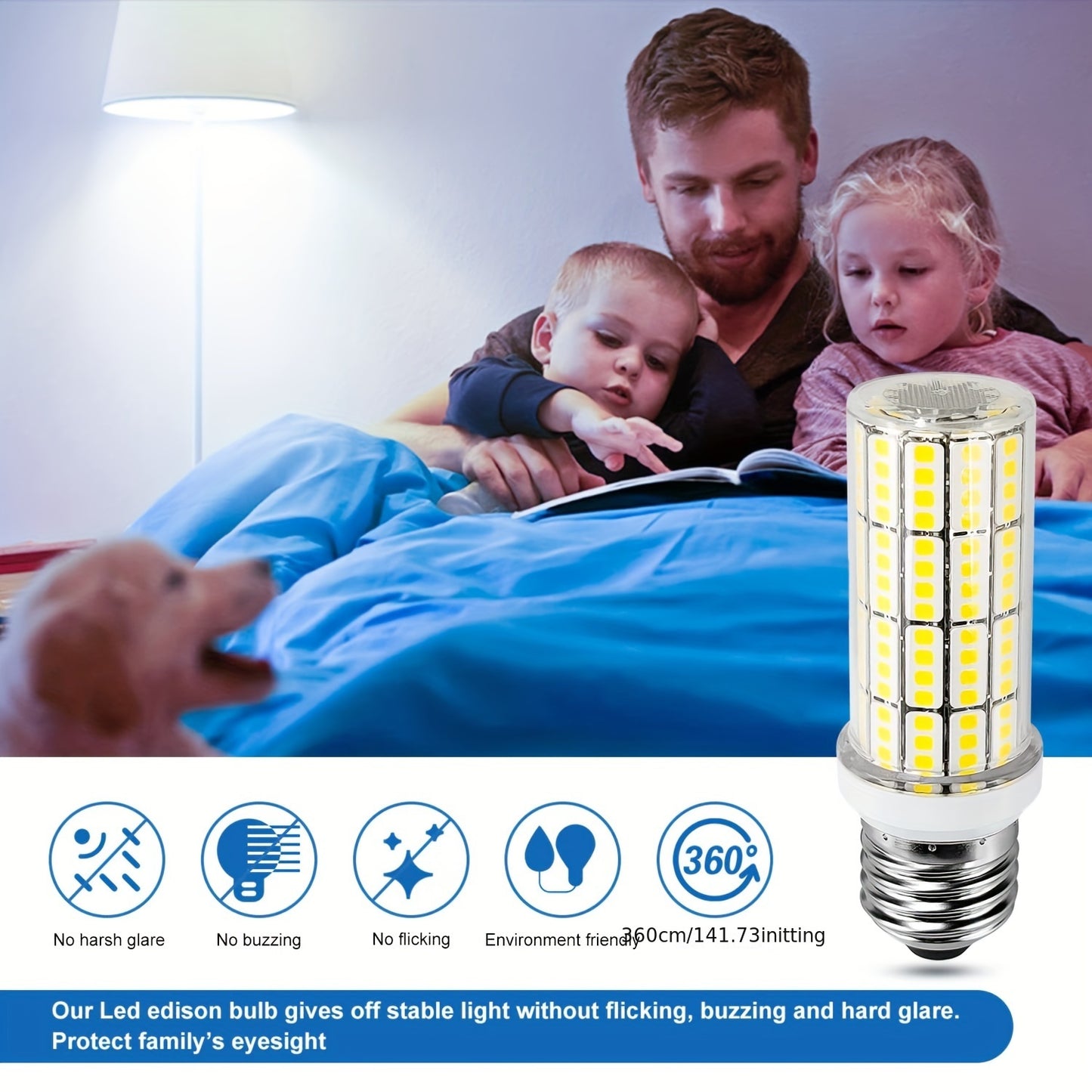 4pcs 20W LED Corn Light Bulbs