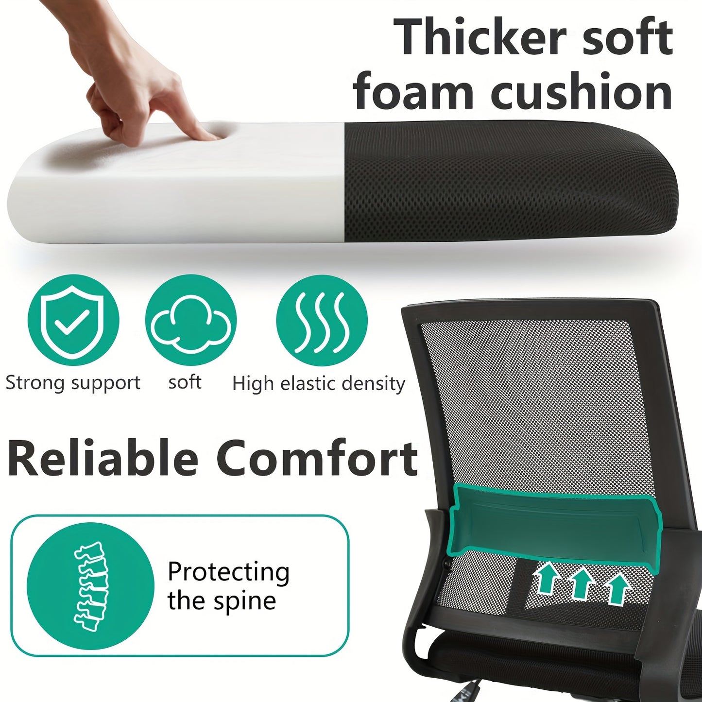 Ergonomic Black Mesh Office Chair