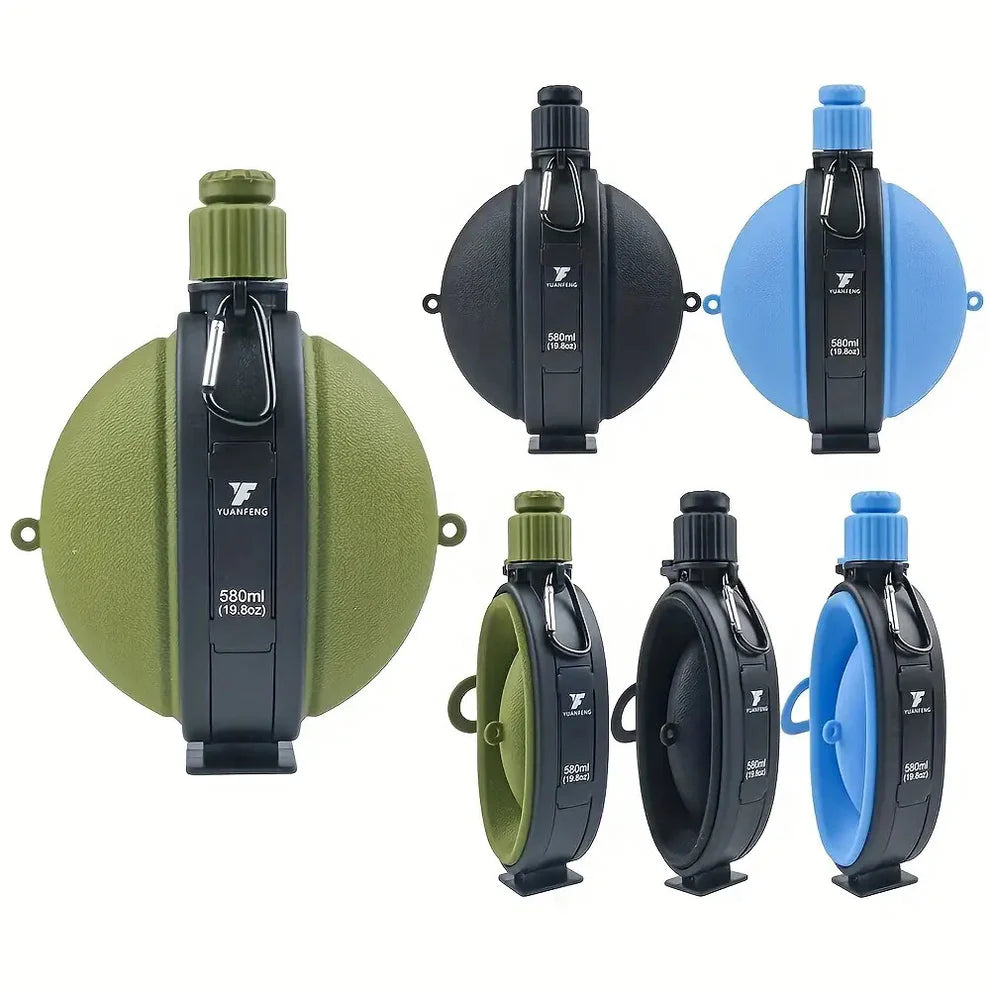 Foldable Camping Telescopic Compass Water Cup