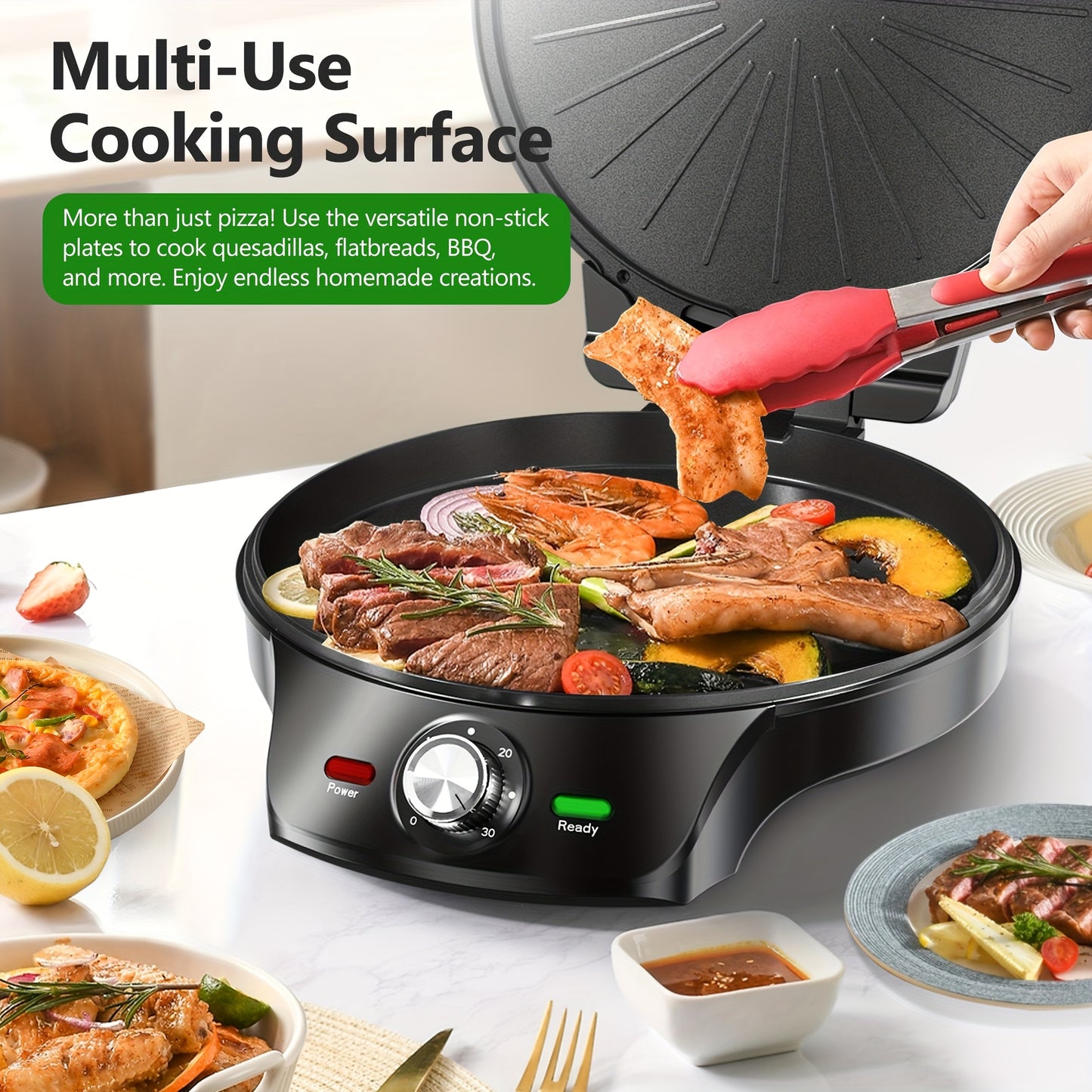 1500W Electric Smokeless Barbecue Grill