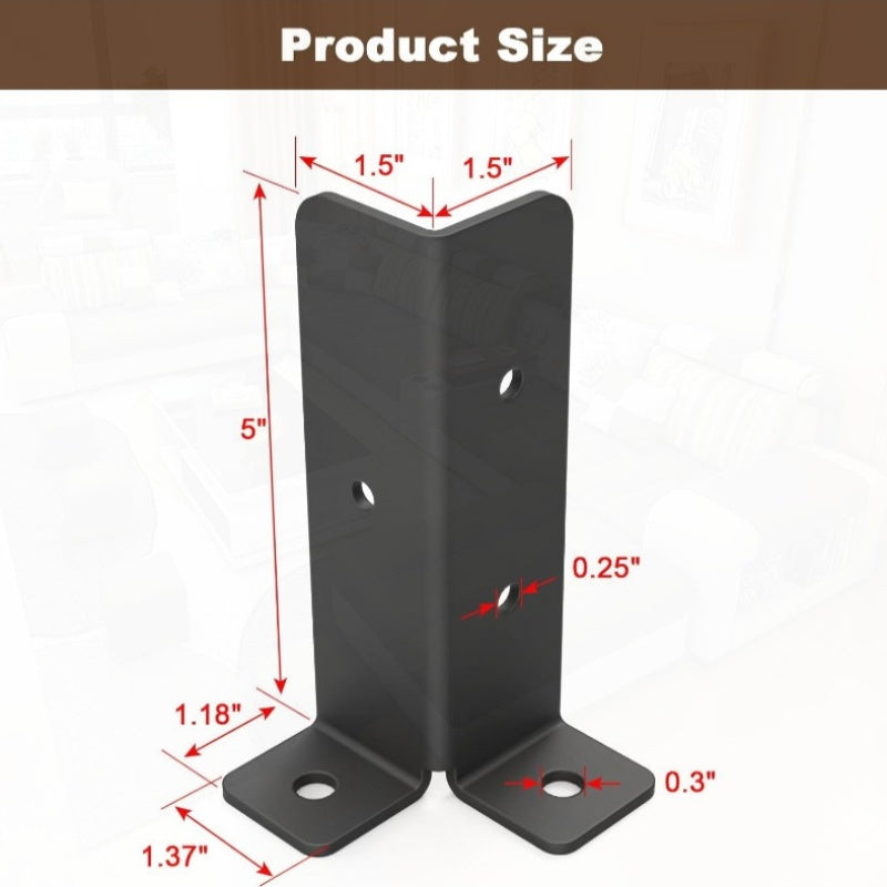 8 Adjustable Deck Post Bracket Base Support