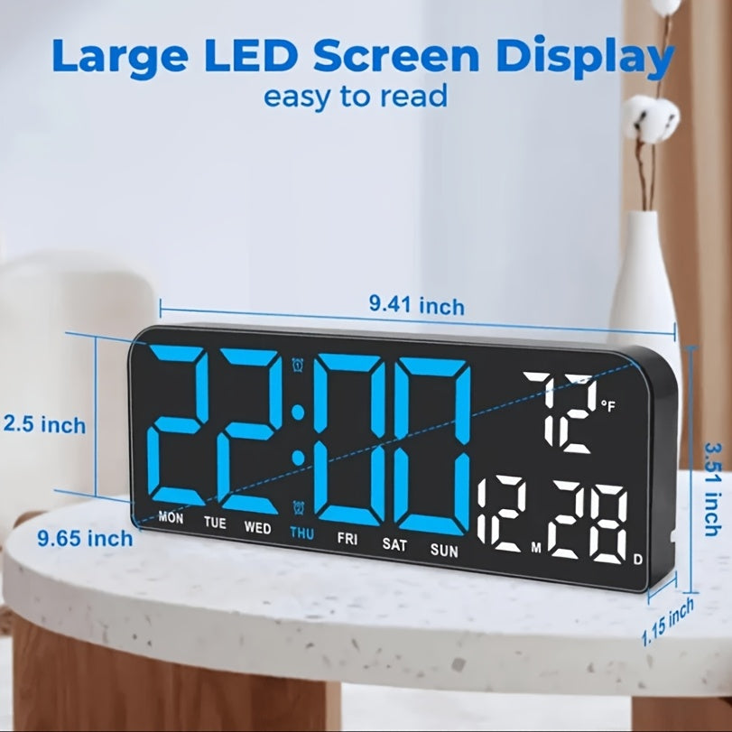 Large Digital Alarm Clock